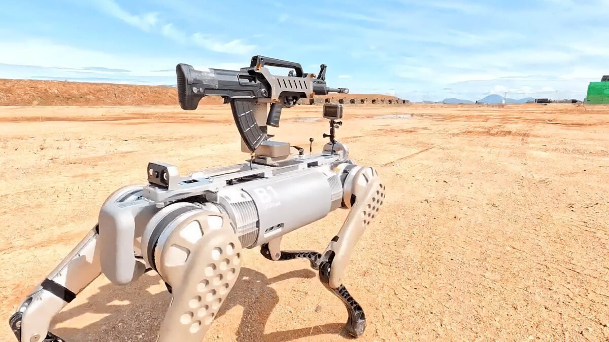 China prepara robôs com armas termobáricas, as mesmas usadas pela Rússia na Ucrânia