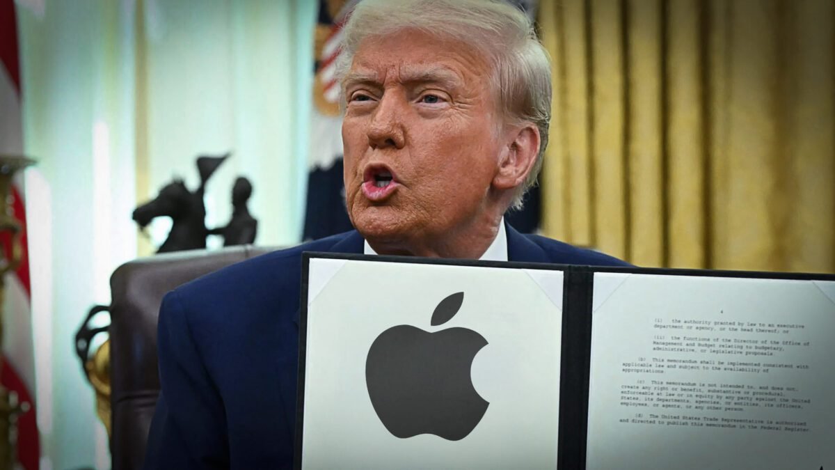 Trump impõe uma tarifa de 25% sobre os iPhones da Apple se ela não fabricar nos EUA