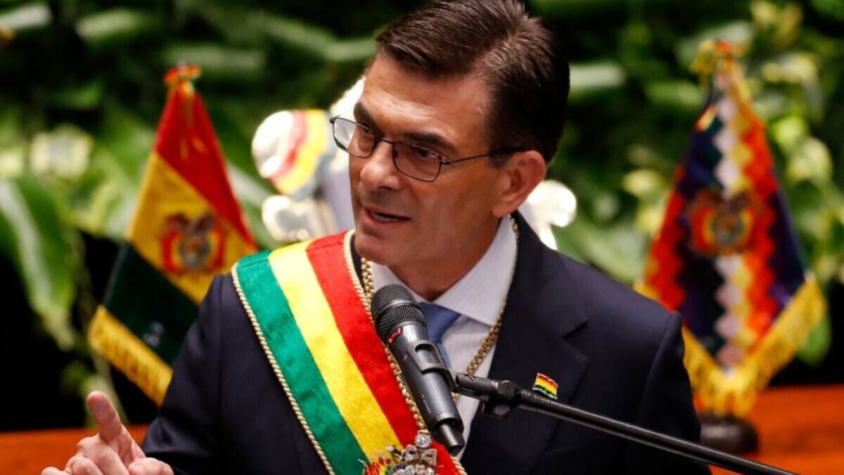 Rodrigo Paz Pereira em sua posse: “O país que recebemos está devastado”